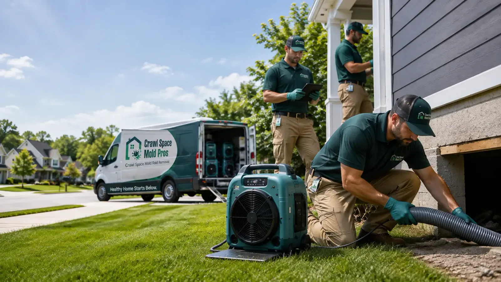 Crawl Space Mold Removal in Oakdale, CA